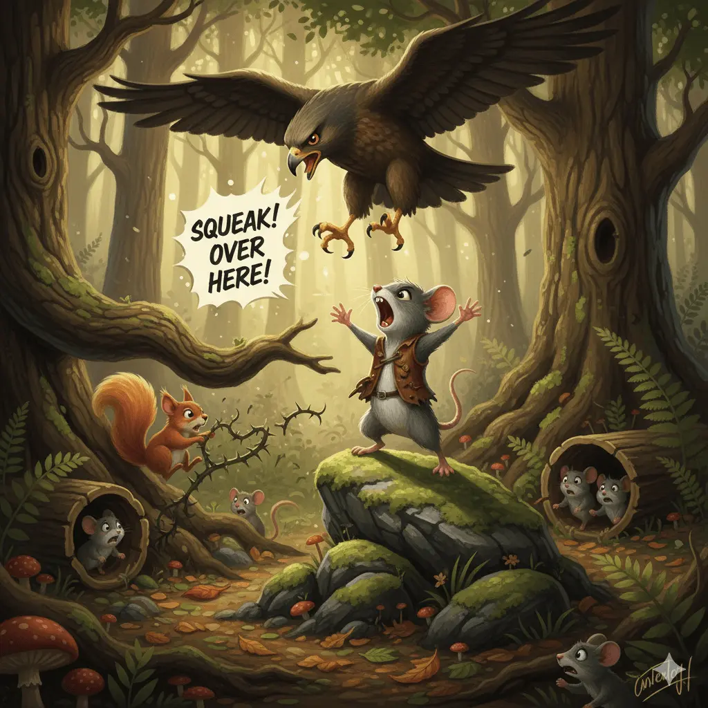 The Mouse Who Wouldn’t Whisper: A Tale of Courage and Strength